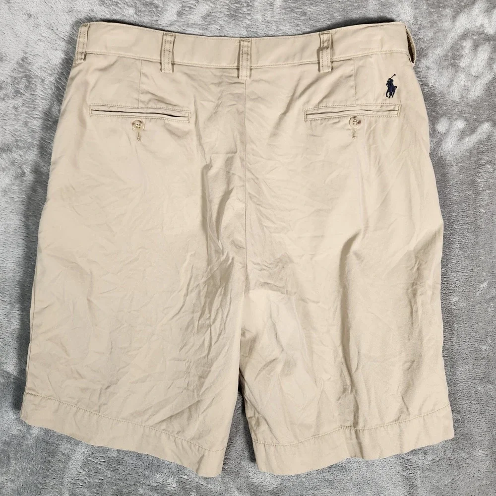 Polo Ralph‎ Lauren Prospect Shorts 34 Men's Tan Cotton Casual Chino Shorts